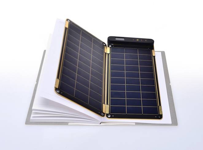 solar paper phone charger